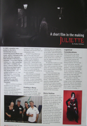 Focus Magazine, 2008: A short Film in the Making: Juliette, page 1