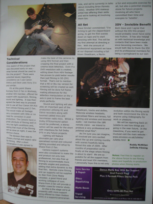 Focus Magazine, 2008: A short Film in the Making: Juliette page 2